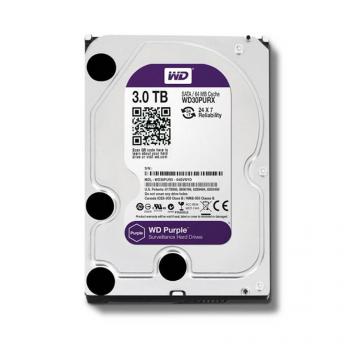 Ổ cứng HDD Western Purple 3TB 3.5 inch 5400RPM, SATA3 6Gb/s, 64MB Cache