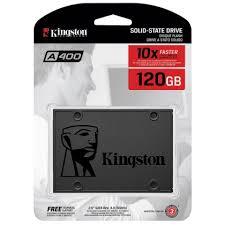 Ổ SSD Kingston SA400 120Gb SATA3 (đọc: 500MB/s /ghi: 320MB/s)