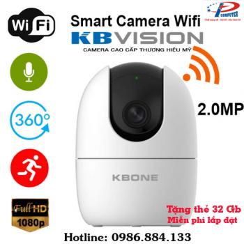 Camera IP Wifi 2.0MP KBONE KN-H21PW
