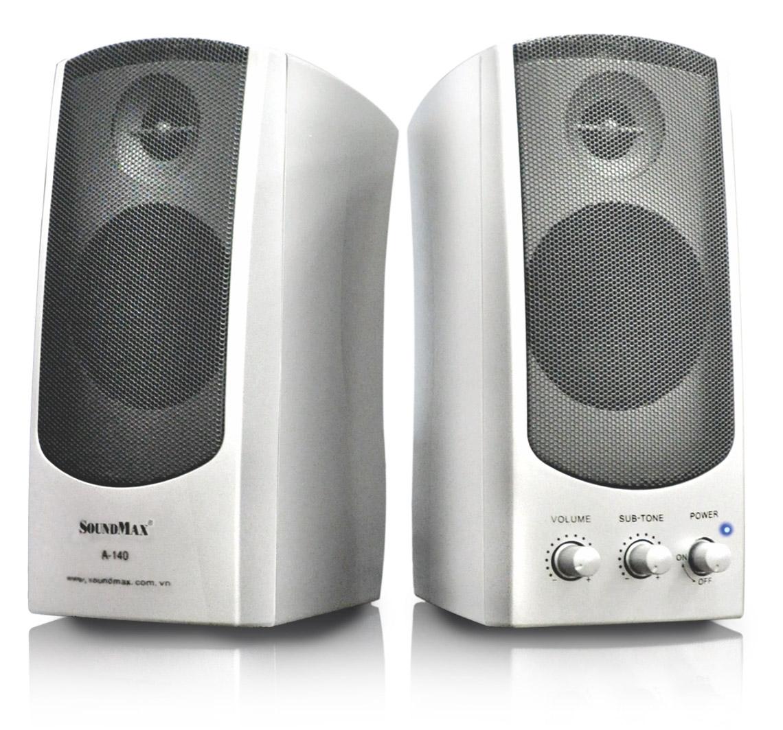 SoundMax A140 (2.0) màu bạc